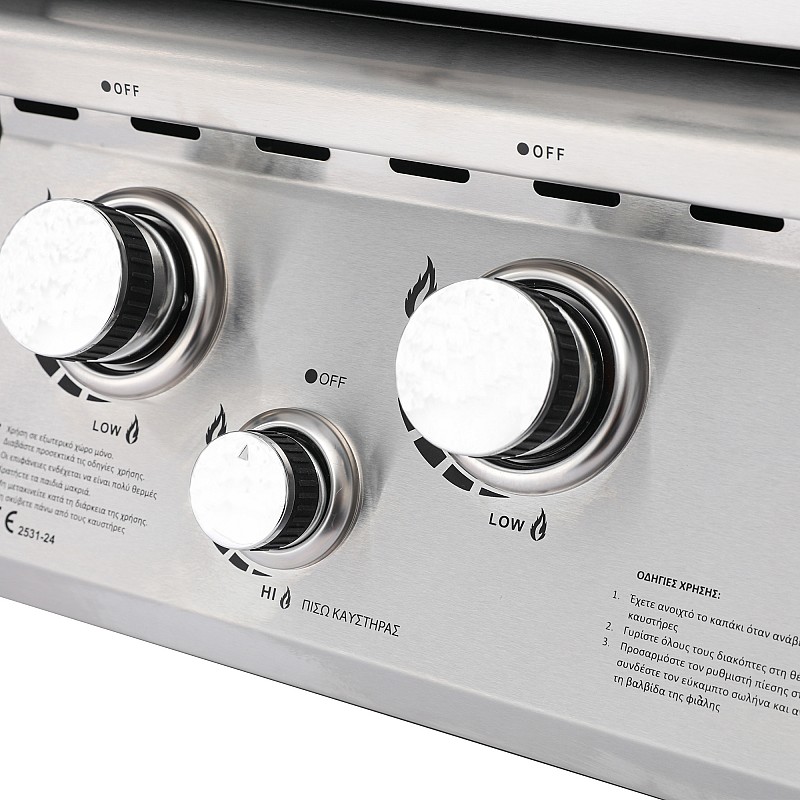 BBQ ΥΓΡΑΕΡΙΟΥ SEMI-PROF TGH-BI-M61 4+1 17,5kW