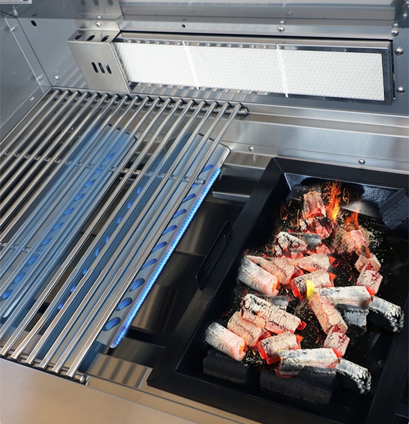 LPG BBQ SEMI-PROF TGH-BI-B8B-G 6+1 26,7kW