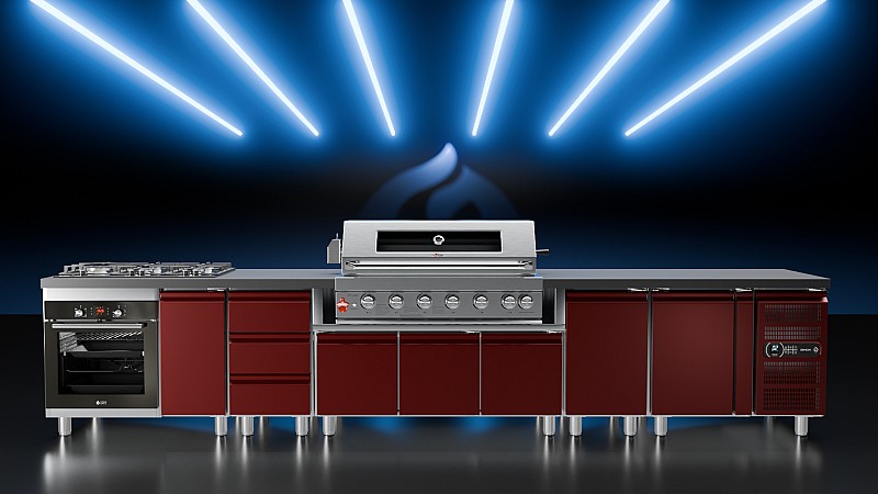 BBQ Inox Cabinet for Cylinder EX7-45 RP - no counter